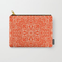Bohemian Bandana, Citrus Orange Carry-All Pouch