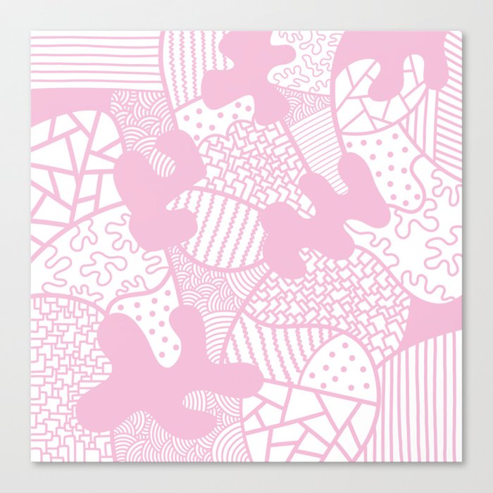 Geometrical pattern maximalist 13 Canvas Print