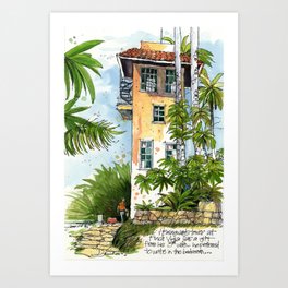 Hemingway's Cuba:  Writing Studio at Finca Vigia Art Print