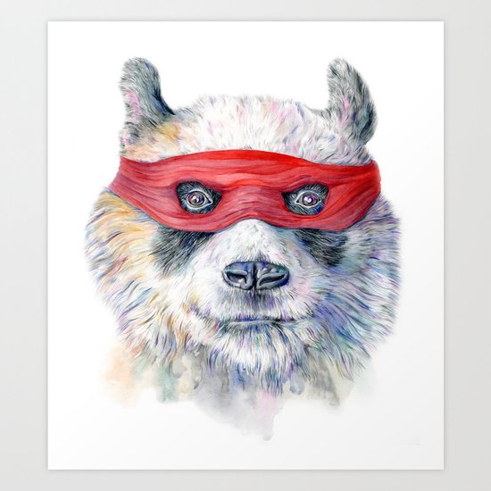 Panda Art Print