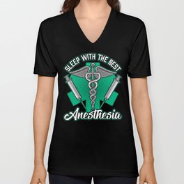 Anesthesiologist Anesthesia Nursing Anaesthetist V Neck T Shirt