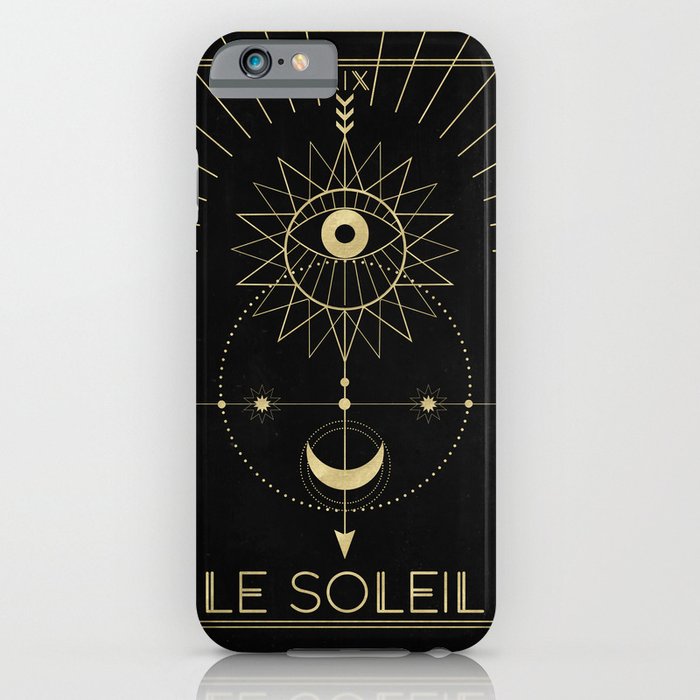 Le Soleil or The Sun Tarot iPhone Case