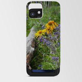 Flowers and Log, Utah iPhone Card Case