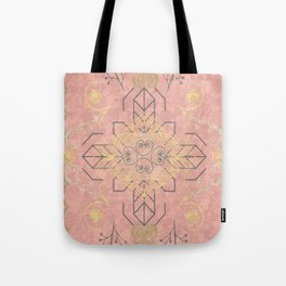 Soft Pink Moroccan Rug Tote Bag
