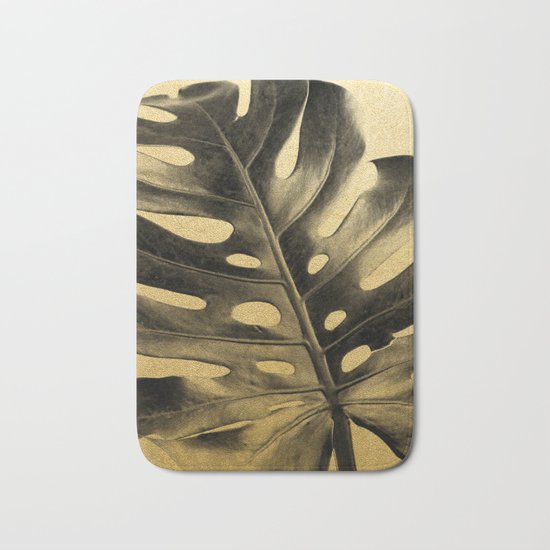 Golden Palms 02 Bath Mat