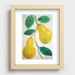 pear Recessed Framed Print