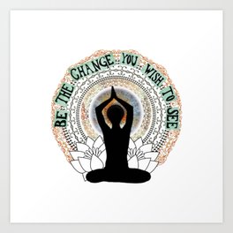 Yoga Art Print