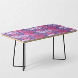 purple and pink poppy floral arrangements Coffee Table
