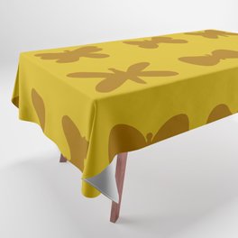 Yellow butterflies. Tablecloth