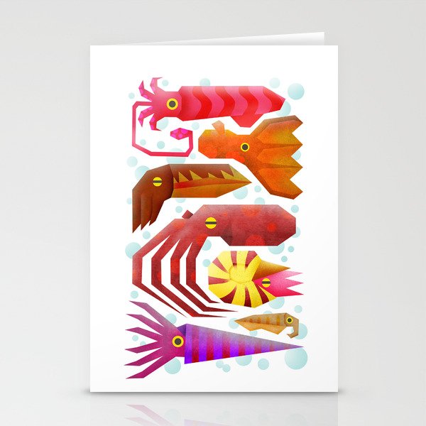 Cephalopods Stationery Cards