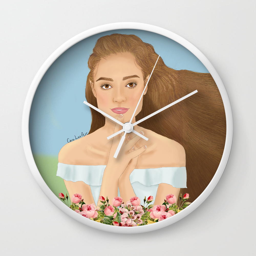 Elain Archeron Realistic Wall Clock By Court Of Stars Society6 Elain from a court of thorns and roses by sarah j maas. society6