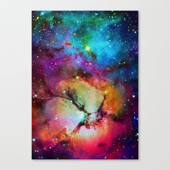 Floral Nebula Canvas Print