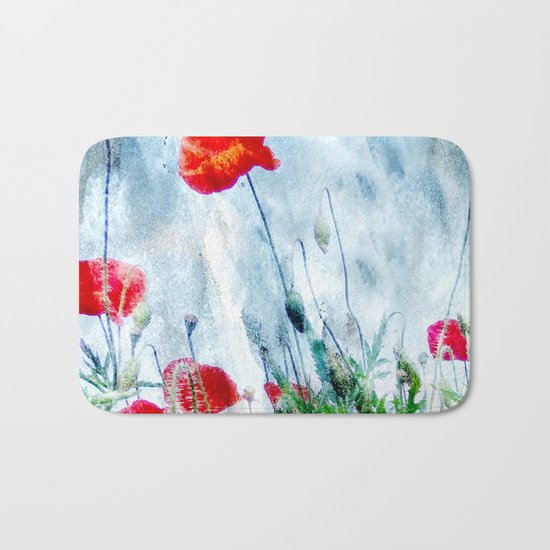 Poppy Love III Bath Mat