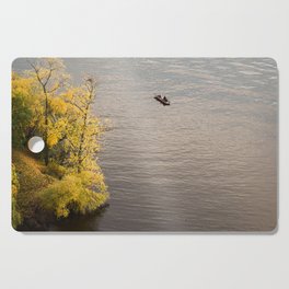 Autumn fishing - close up Cutting Board