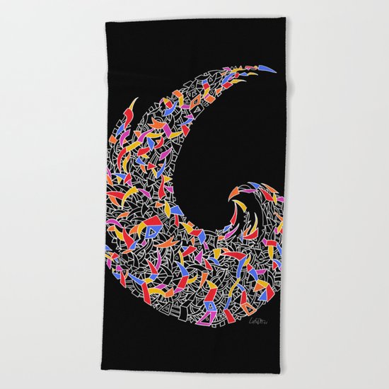 - disco pop - Beach Towel
