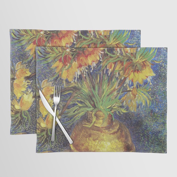 Imperial Fritillaries in a Copper Vase Placemat