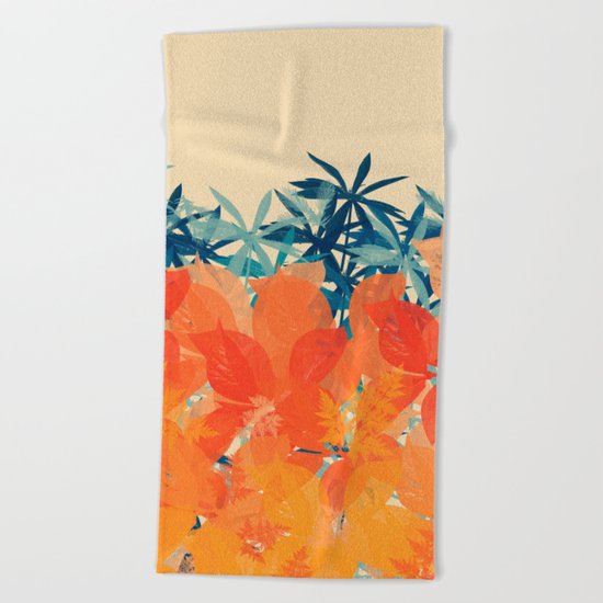 Floral 3 Beach Towel