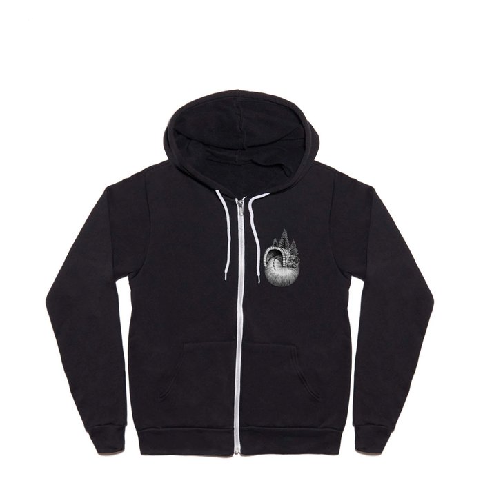 Spiral Up The Mountain Full Zip Hoodie