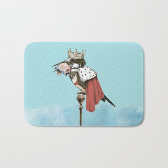 Kingfisher (Blue Option) Bath Mat