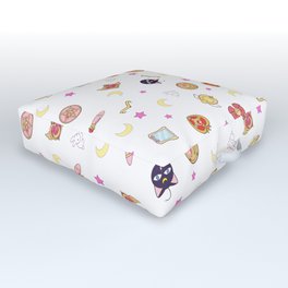sailor moon pattern Outdoor Floor Cushion | Sailor, Cute, Mahoushoujo, Senshi, Warrior, Kawaii, Manga, Luna, Japan, Pattern 