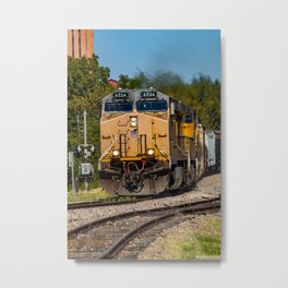 Train Photography Metal Print
