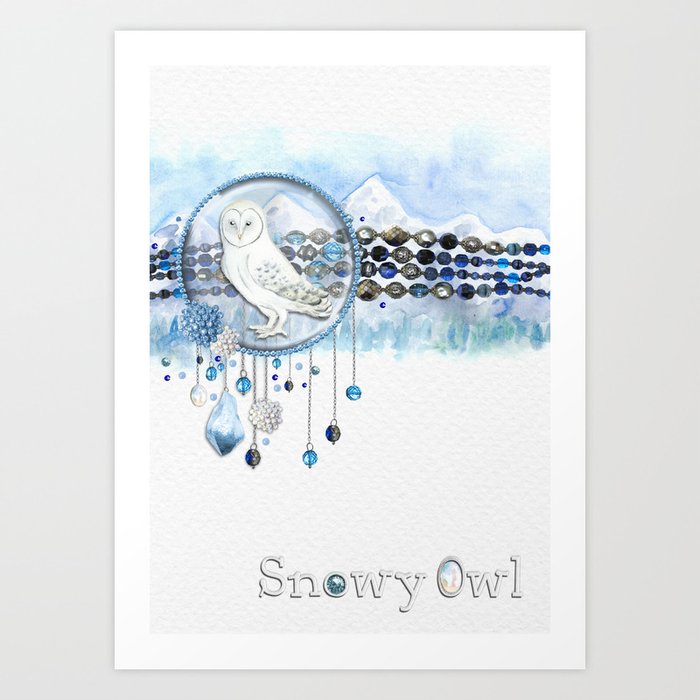 Snowy Owl  Art Print
