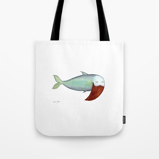 fish with beard Tote Bag