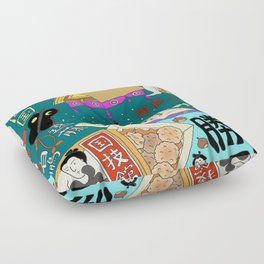 Sumo Print Floor Pillow