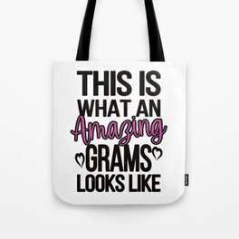 Amazing Grams Grandma Mothers Day Grandmother Tote Bag | Best Mom, Best Grams, Grandma Gifts, Grams Grandma, Graphicdesign, Love My Grams, Grams Life, Mothers Day, Grams Appreciation, Funny Grams 