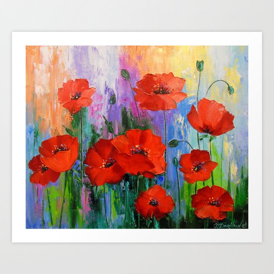 Poppies Art Print