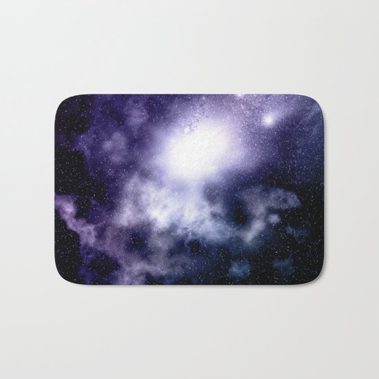 Purple Nebula Bath Mat