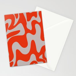 27 Abstract Liquid Swirly Shapes 220725 Valourine Digital Design Stationery Card