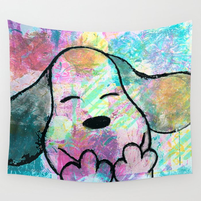 Puppy Love Wall Tapestry
