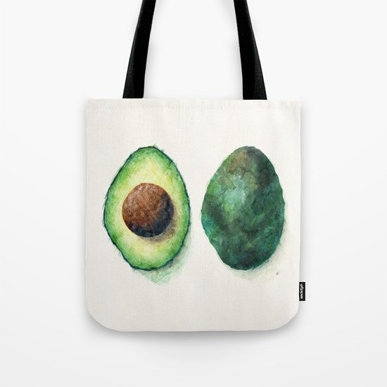 Avocado Split Tote Bag