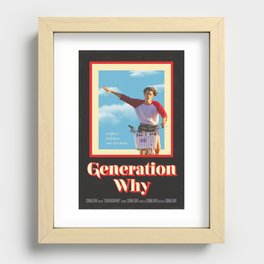 "Generation Why" by Conan Gray Vintage Film Poster Recessed Framed Print
