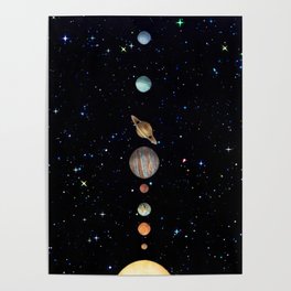 Planetary Solar System Poster