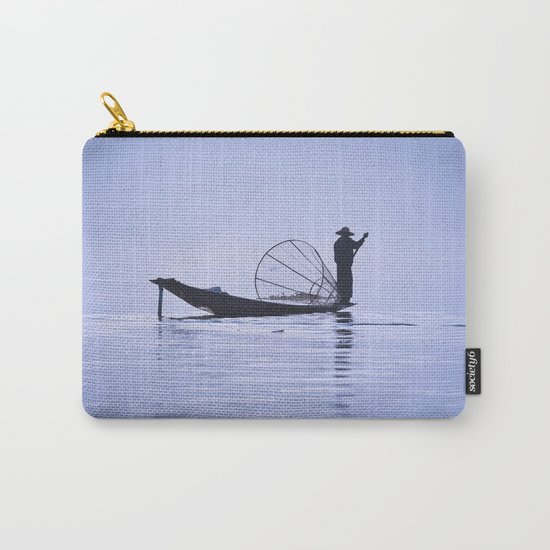 FISHERMAN AT INLE LAKE II Carry-All Pouch
