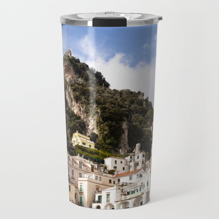 Amalfi and Blue Skies  |  Travel Photography Travel Mug