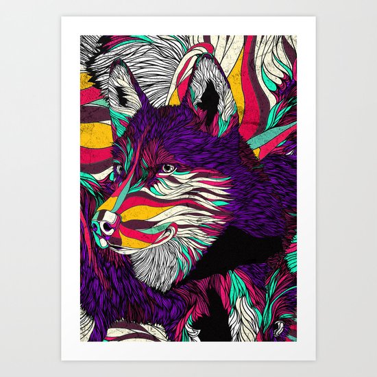 Color Husky (Feat. Bryan Gallardo) Art Print