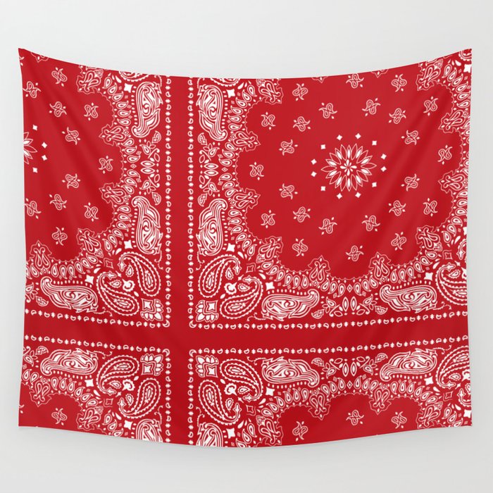 Red bandana sale tapestry