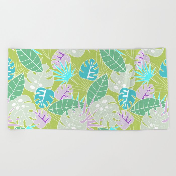 Going Tropical Beach Towel By Mirimo Society6 Going Tropical Beach Towel