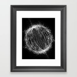 Planetary Explosion Framed Art Print