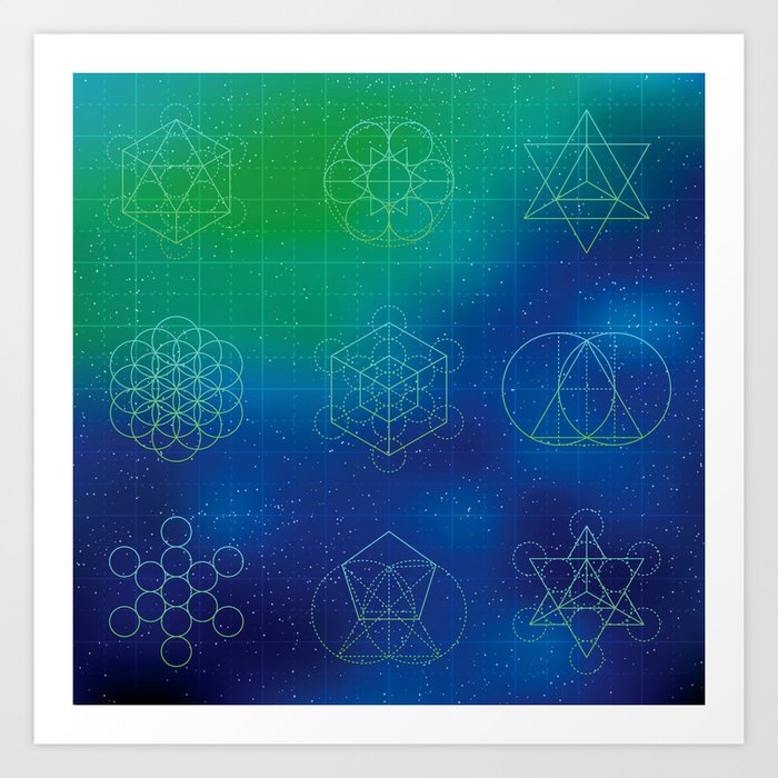 Sacred Geometry Art Print