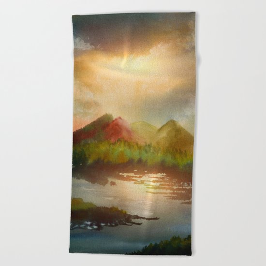 Calling The Sun XVIII Beach Towel