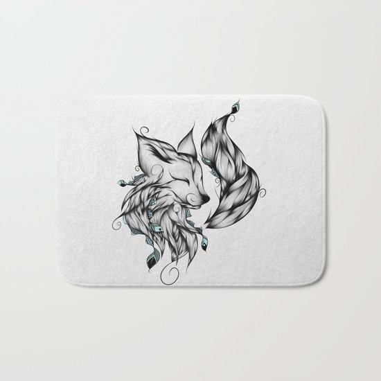 Fox B&W Bath Mat