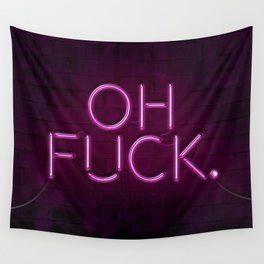 OH FUCK (pink) Wall Tapestry