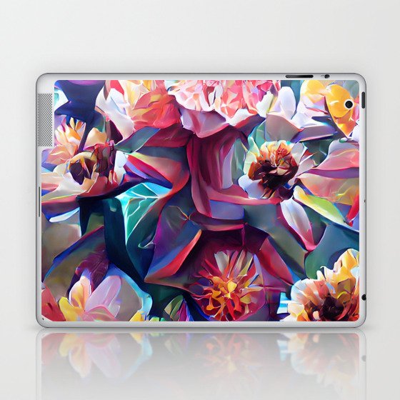 Flower Kaleidoscope Laptop & iPad Skin