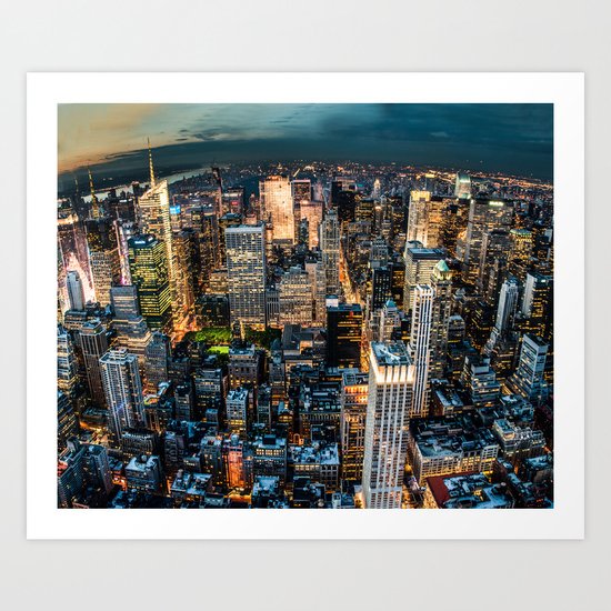 NYC never sleeps Art Print