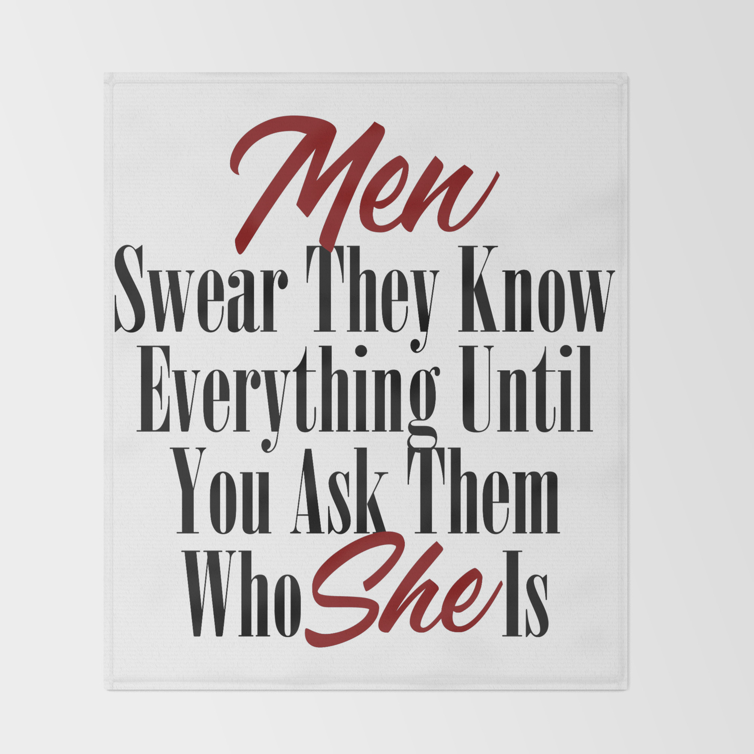 Funny Relationship Design Men Women Husband Boyfriend Meme Throw