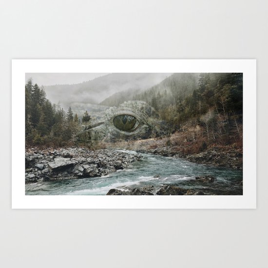 Watching Art Print